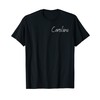 Caroline First Name Design T-Shirt, black, s