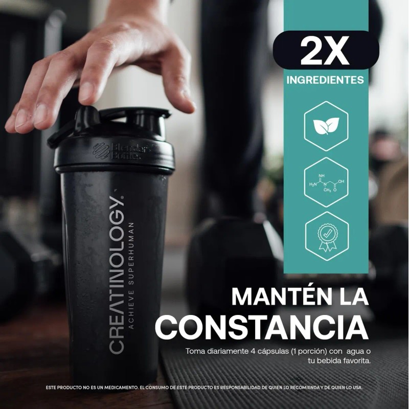 Creatina Monohidratada Y Maca Creatinology 120 Cpsulas No Saborizado