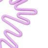 100pcs Paper Clips Portable Mini Electroplating Purple Cute Radish Shape