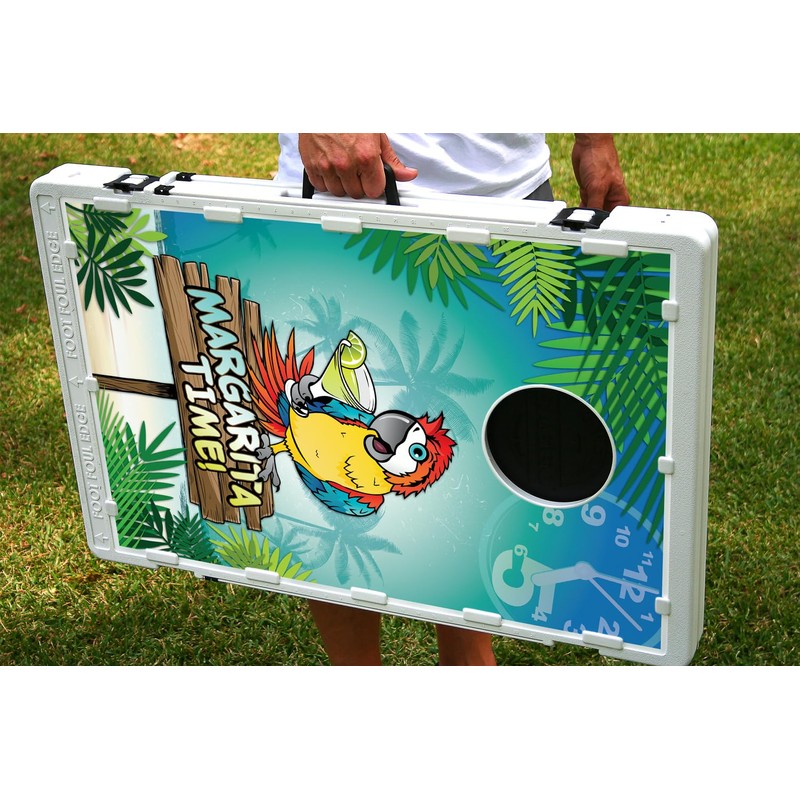 Baggo Margarita Time Parrot Bean Bag Toss Game