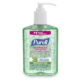 Purell Hand Sanitizer with Aloe, 8 oz., Pack of 3