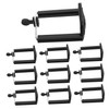 GRIRIW 10pcs U Shaped Phone Holder for Selfie Sticks Adjustable