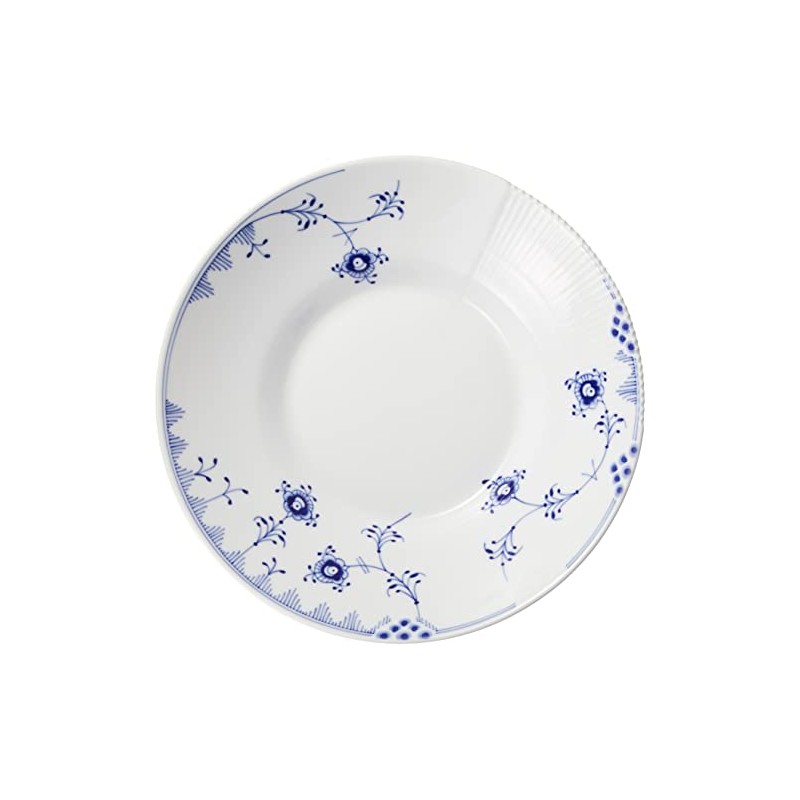 Royal Copenhagen 1017485 Blue Elements Deep Plate, 9.4 inches (24