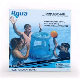 Aqua Splash N Hoop Basketball & Ball Inflatable Hoop & Basketball Included 🆕
