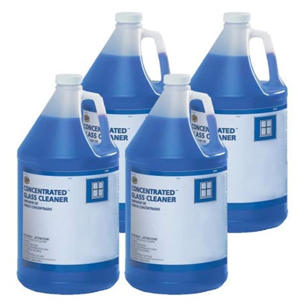 Zep Concentrated Glass Cleaner 1 Gallon (Case of 4) 105225 - Heavy Duty Formula