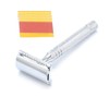 OdontoMed2011 Stainless Steel Open Closed Double Edge Safety Razor With