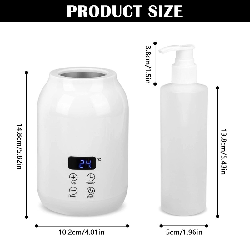 Massage Oil Warmer, Massage Oils Warmer Adjustable Temperature 30-65 Degrees