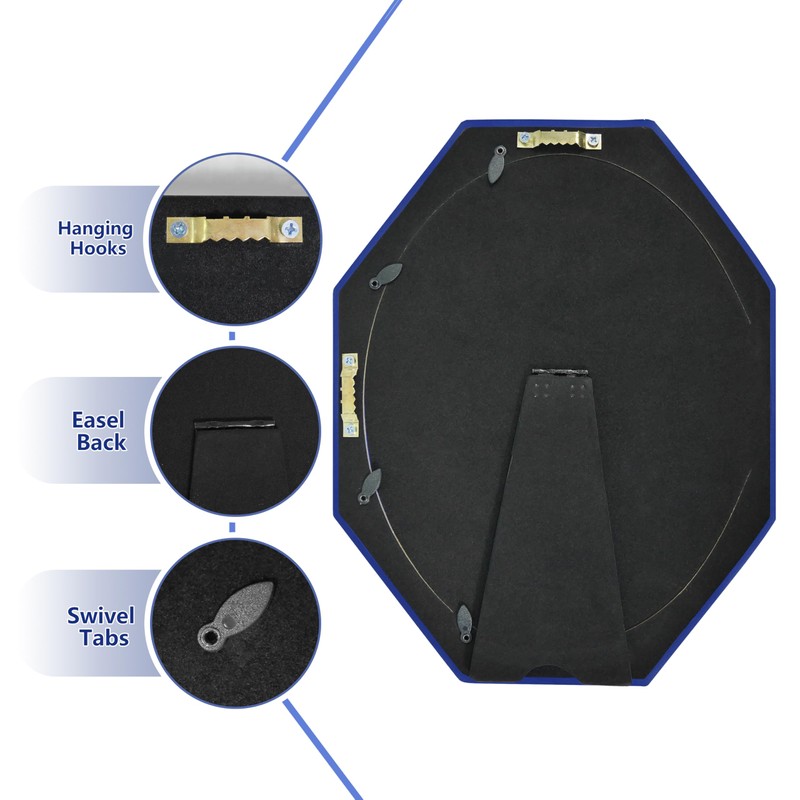 SIMON'S SHOP Picture Frames 8x10 Oval Picture Frames for Tabletop