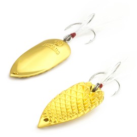 高輝度フラッシング スプーン 「Diamond Cicada ダイヤモンドシカーダ」（ ゴールド, 20g）［ ショアジギング ワラサ ヒラメ マゴチ サワラ シーバス 青物 ルアー ジグ スプーン 釣り］