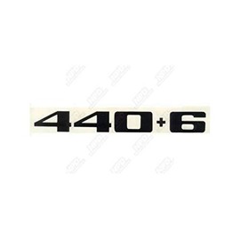 1971 PLYMOUTH SATELLITE ROAD 440+6 440 + 6 FENDER DECAL - BLACK