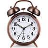 Azyh Loud Alarm Clock for Heavy Sleepers Adults, Metal 4