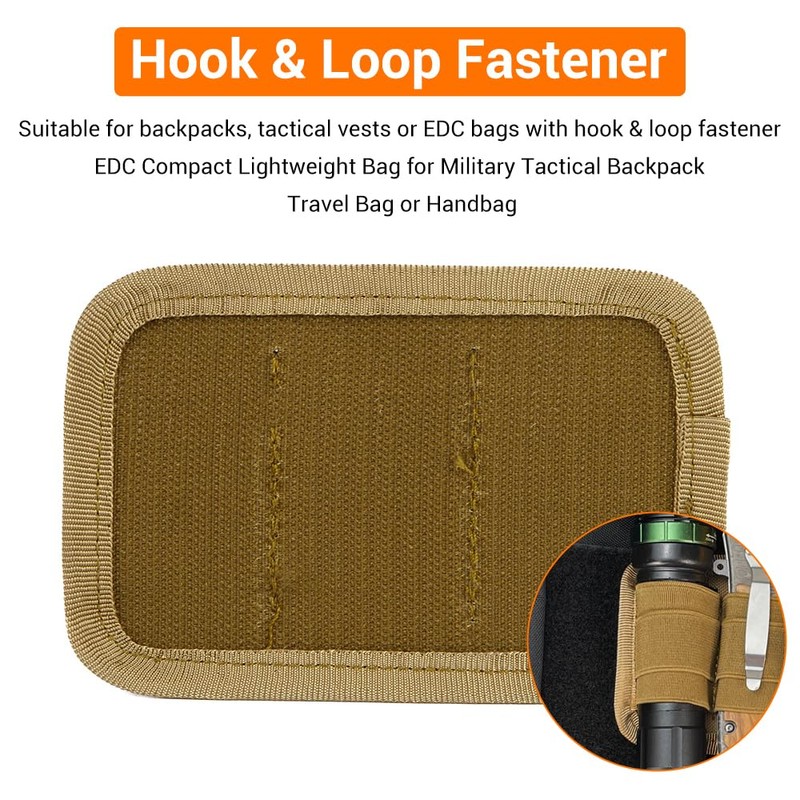 EDC Elastic Organiser Patch, Tactical Bag Insert Elastic Holder, Modular
