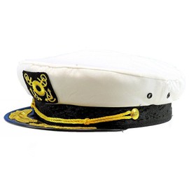 Dorfman Pacific Co. Men's Yacht Cap, White, One Size
