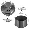 KONTONTY 304 Stainless Steel Seasoning Bottle Pepper Salt Shaker Set