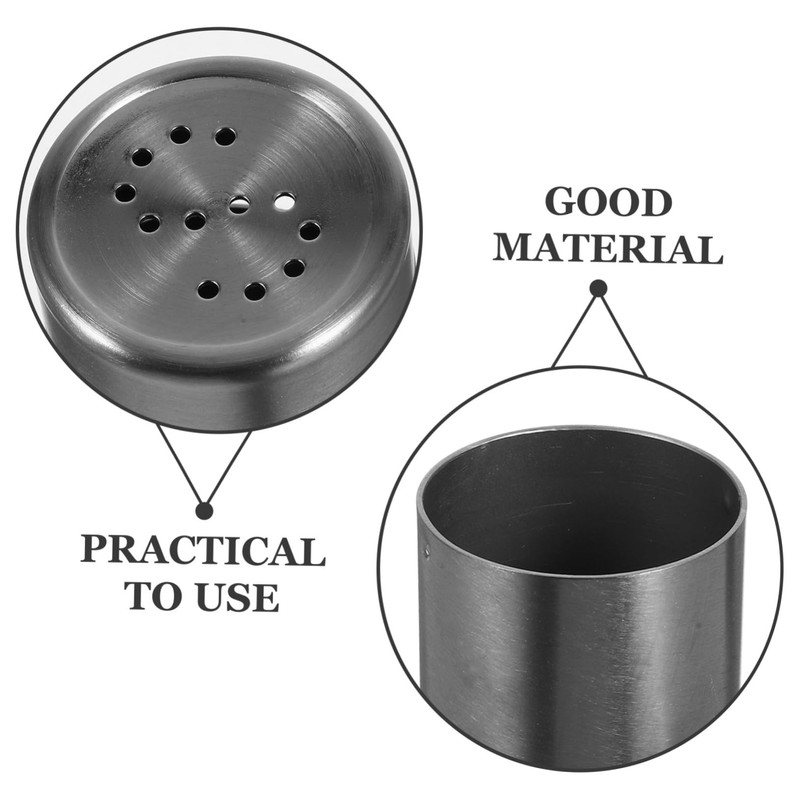 KONTONTY 304 Stainless Steel Seasoning Bottle Pepper Salt Shaker Set