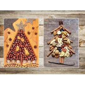 Edition Colibri Set of 50 Christmas Cards (5 Designs with 10 Cards each) Nostalgic Christmas Postcards in Retro/Vintage Style (10828-10832)