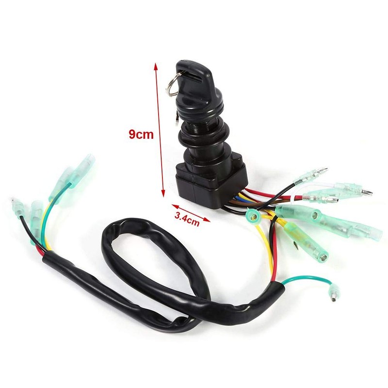 Acouto Conjunto de interruptor principal de encendido del automóvil para