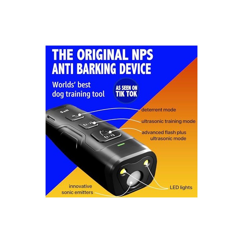 NPS Dog Bark Deterrent Device Stops Bad Behavior - No