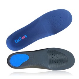 Dr. Foot's Full Orthotics Insoles - Built-in Metatarsal Raise Corrects Over-pronation,Fallen Arches, Fat Feet Insoles (M- W9-10.5 | M7.5-9) by Dr.Foot