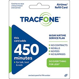 Tracfone 450 Minutes and 90 Days of Service