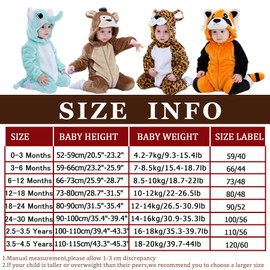 Doladola Baby Playsuit Animal Jumpsuit Pyjamas Flannel Spring Romper Pyjamas Clothing Cartoon Animal Jumpsuit for Baby Girls and Boys, Dalmatian