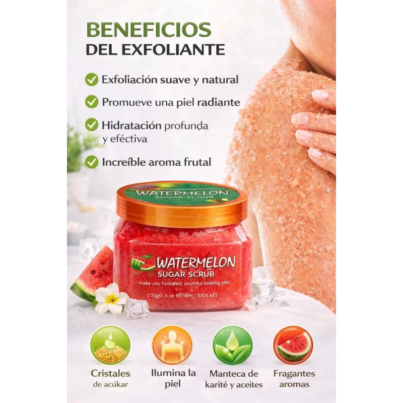 Exfoliante Corporal Granulado Azucar Koreano Mayoreo