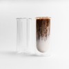 FLUR Iced Coffee Glasses (Set of 2) – Perfect for