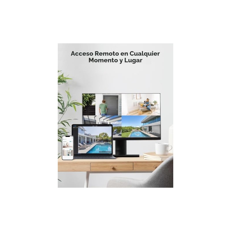REOLINK - Cámara de seguridad con cable para exteriores, cámara