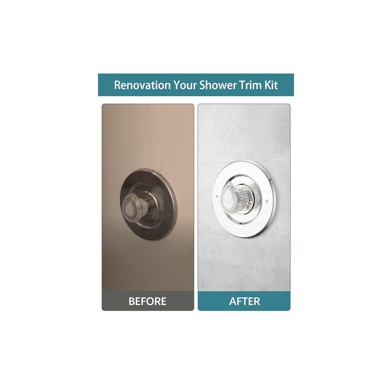 Shower Faucet Trim Kit Compatible with Moen Fit Chateau Valve