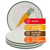 Lashuma Colourful Ceramic Plate, Small, Serving Plate Set for 4