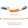 HerFarCai Surfboard Leash, Straight Surf Board Leg Rope with Wrist/Ankle