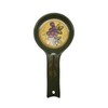 ACK Ceramic Spoon Rest (Grape),Cooking Spoon Holder for Kitchen Counter,