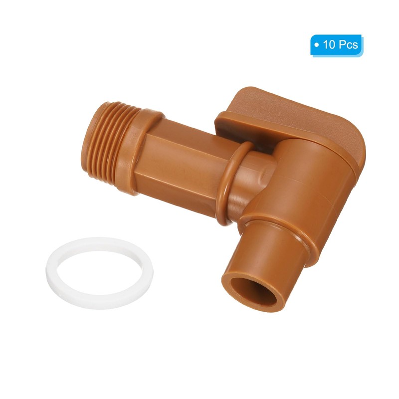 PATIKIL 2" Plastic Spigot Faucet, 10 Packs Barrel Faucet Durable