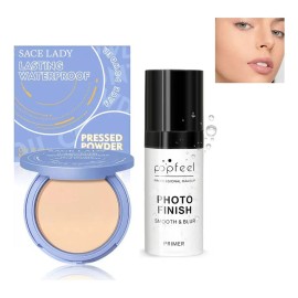 Para Base Maquillaje Sace Lady Polvo + Prebase De Maquillaje