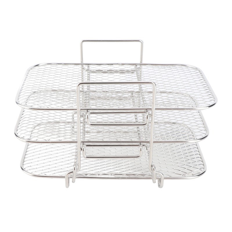 Dual Air Fryer Rack Multi Layered Dehydrator Racks 304 Stainless