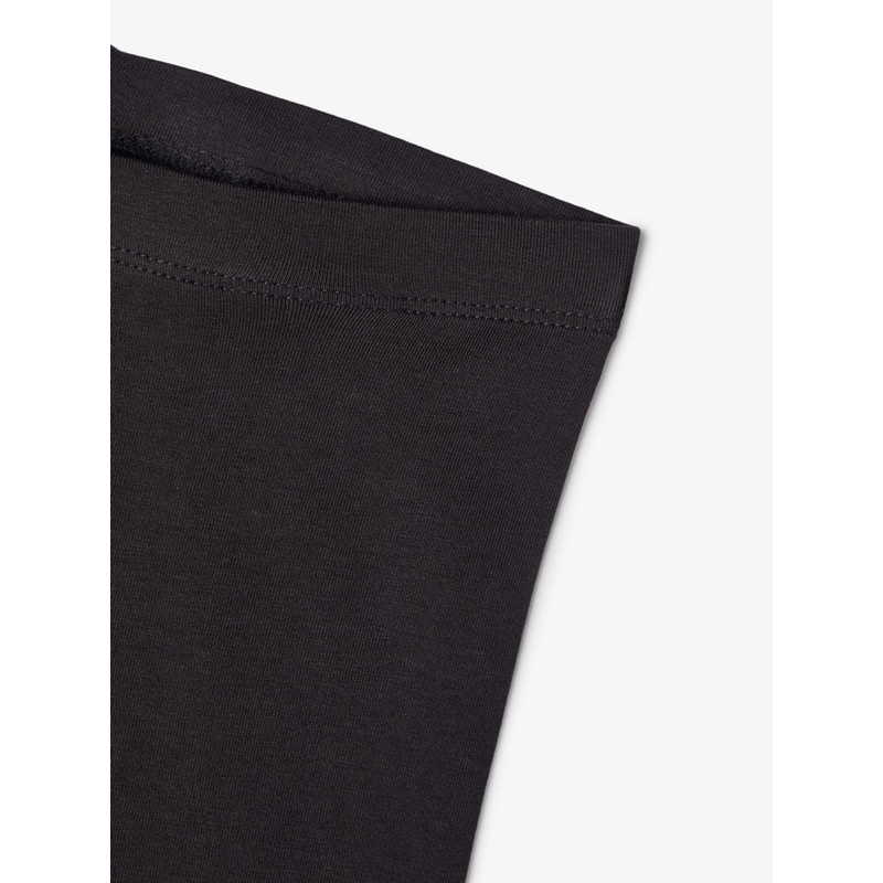 NAME IT Girls' Basic Leggings Organic Cotton Black, black