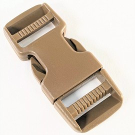 Duraflex (25 Pack) 1” inch(25mm) Quick Side Release Buckle / Dual-Side Adjust / USA Made
