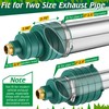 Qualirey 1 Pack Pest Control Exhaust Pipe Attachment Transport Exhaust