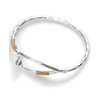Lucky Brand Two-Tone Wire-Wrapped Hinge Cuff Bracelet