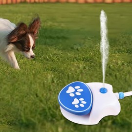 Dog Outdoor Water Fountain Step On, Paw Activated Drinking Pet Water Dispenser, Pet Pedal Fountain for Immediate Supply Fresh Water