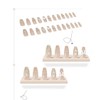 24 Pieces Nail Tips, False Length, Straight French Design, Easy