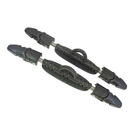 Ez Spring Fin Straps for Scuba Fins - Pair Small Black
