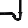 Bathroom Basin Sink Bottle P Trap,U-Shape 1-1/4 inch Slip Inlet