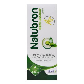 Natubron Cero Azúcar Jarabe Endulzado Con Stevia,