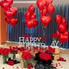 20PCS 46CM Heart Balloons Heart Foil Balloons Mylar Heart Balloons