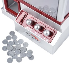 CP Toys Etna Electronic Mini Claw Machine for Kids, Mini Candy Prize Dispenser Arcade Game with Sound, 30 Tokens, 10" x 7.90" x 13.5"