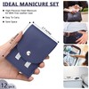 12 Sets de Manicura Kit de Pedicura Cortaúñas Set de