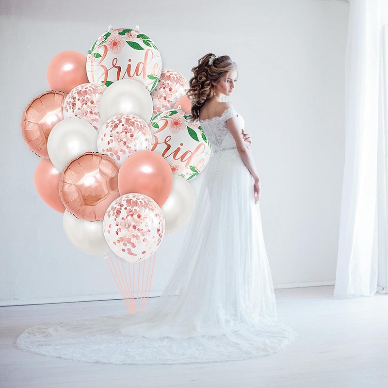 Ovanda Rose Gold Balloons Wedding