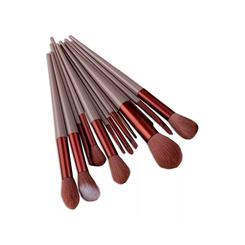 Cosmetishop Set De 13 Brochas Pinceles De Maquillaje Con Bolsa