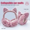Bseical Ear Warmers Winter Rabbit Earmuffs, Plush Earmuffs for Winter,